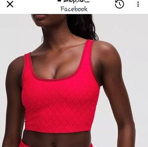 Textured Mesh Tennis Tank TopMedium Support, B/C Cup